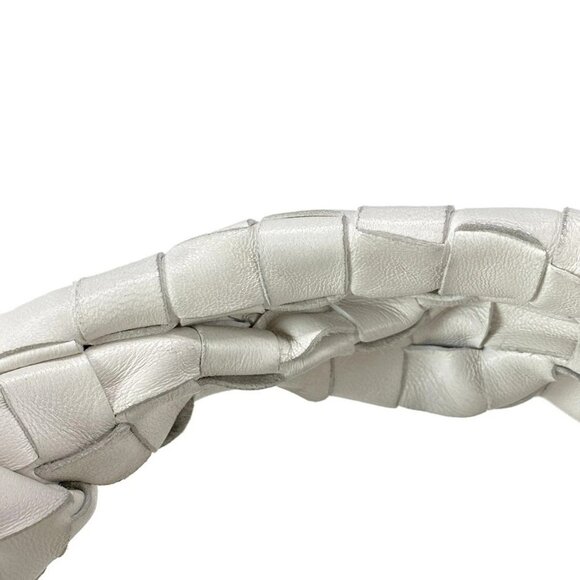 Auth BOTTEGA VENETA Mini The Jodi - White Leather B********* Handbag - Picture 8 of 16